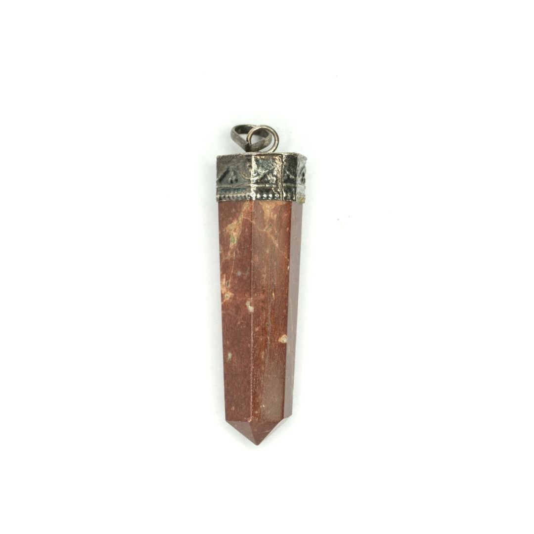 Red Jasper Pencil Pendant