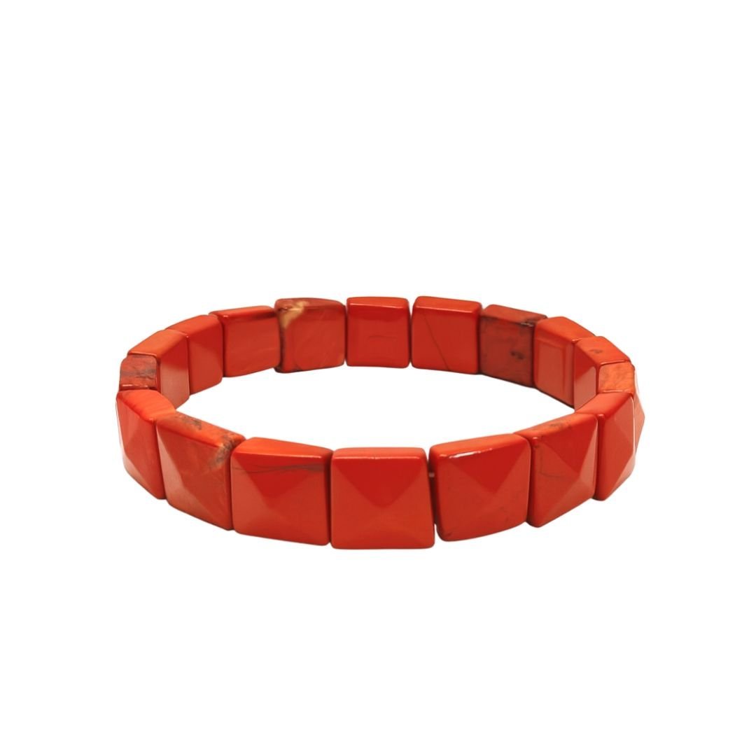 Red Jasper Thick Bracelet