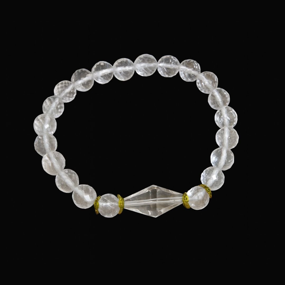Sphatik Diamond Cut Bracelet